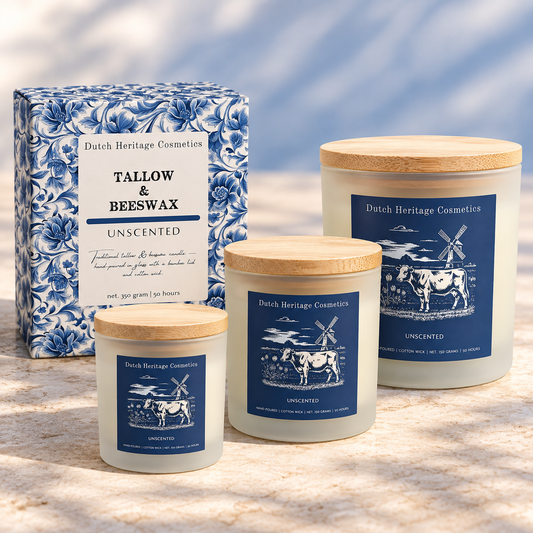 Tallow & Bienenwachskerze Duftfrei
