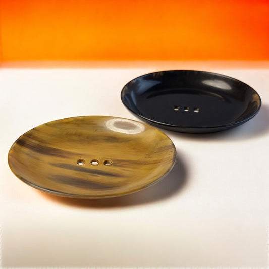 Seifenschale aus Büffelhorn