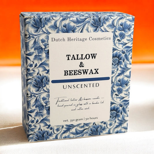 Tallow & Bienenwachskerze Duftfrei