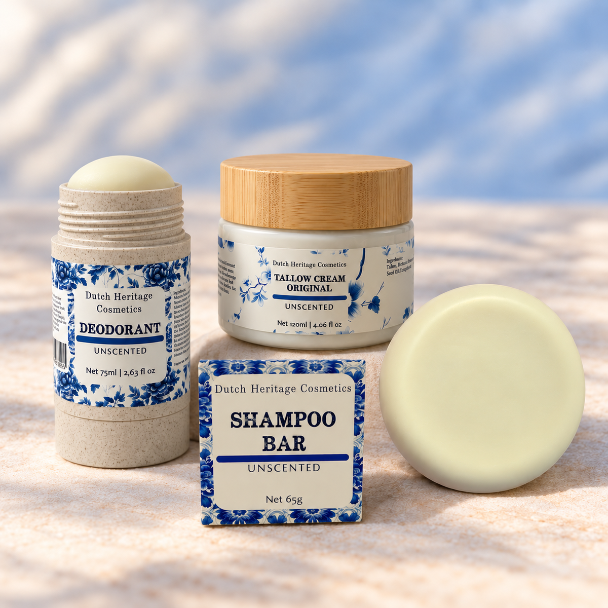 Unscented Tallow Essentials Set